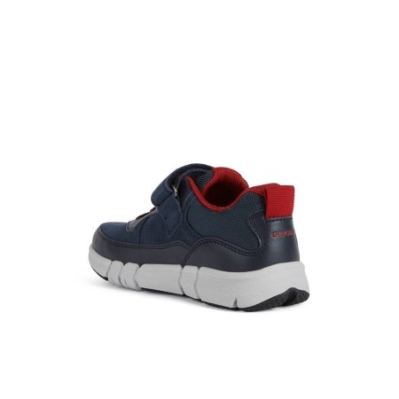 Παιδικό δερμάτινο sneaker Geox Flexyper J269BA 022FU C0735 Μπλε